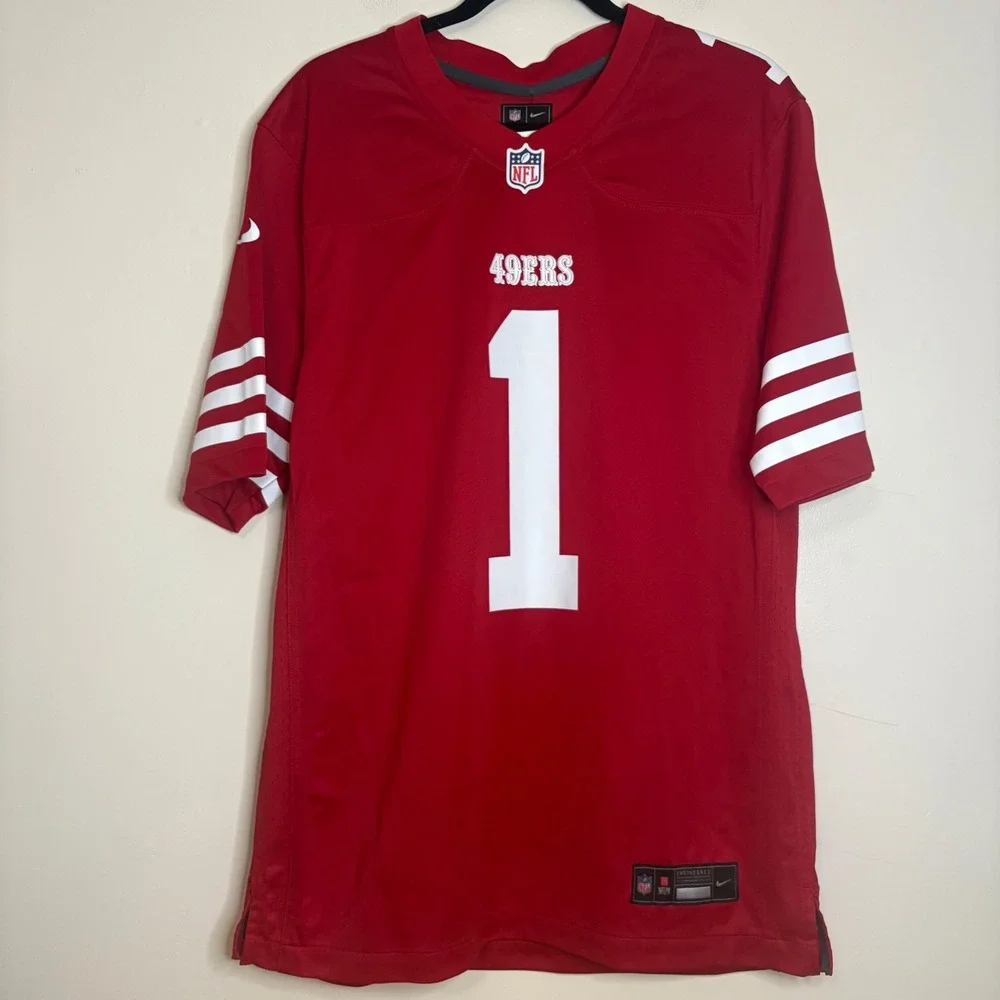 Nike NFL San Francisco 49ers Deebo Samuel‎ Jersey Number 1 Red Mens Size Medium